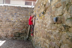 Bouldering wall