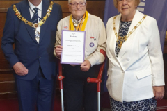 Velma Keating MBE - 50 year Service Award