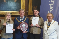 Eleanor & Evelyn recipients of the Peter Hewitt Award and Commissioner's Commendation